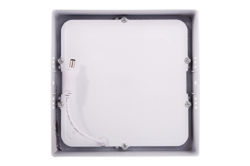 Štvorcový prisadený LED stropný panel, 18W, NEUTRÁL