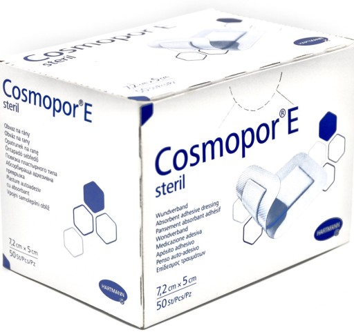 Cosmopor E sterilný obväz 7,2x5 cm 1 ks