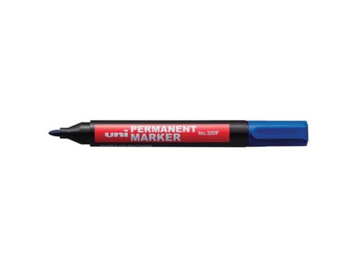 Modrý permanentný popisovač NO-320 UNI