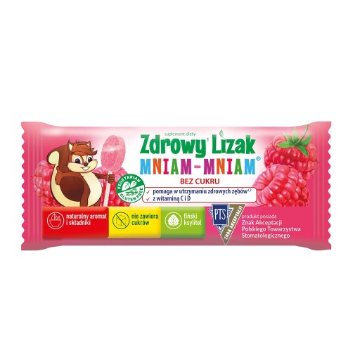 Malinová lízanka 6g Zdravá lízanka