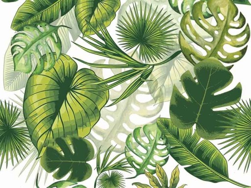 Obrus na meter Rozmery Obrus Obrus na stôl Monstera Leaves 10x140 cm