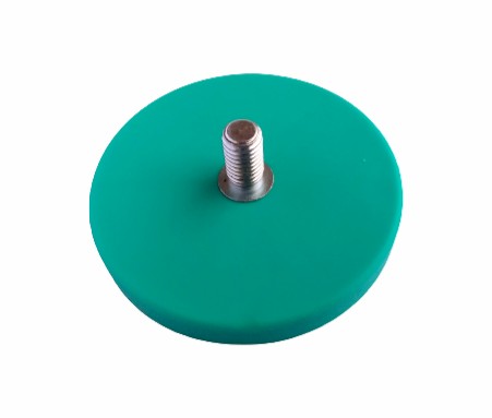 Neodymový magnetický držiak C34L guma ZELENÁ