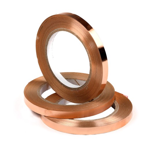Medený plech, medená páska 0,1 mm, 14 mm x 1 MB | 100 cm