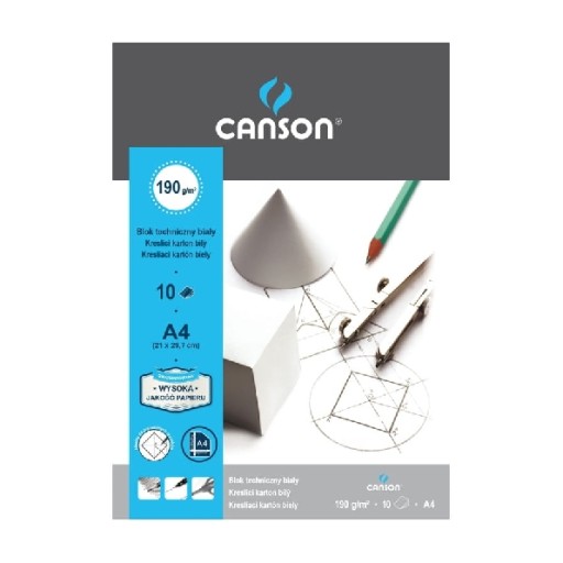 TECHNICKÝ BLOK A4 10 listov 190G 6666-121 CANSON