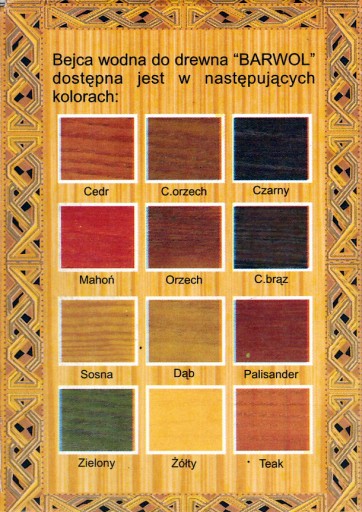 Vodou riediteľné moridlo na palisandrové drevo