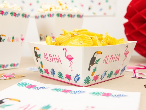 Aloha Hawaii boxy na chipsy a sladkosti, 4 ks