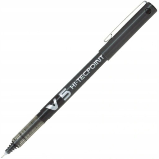 PILOT Hi-Tec V5 guľôčkové pero, ČIERNA