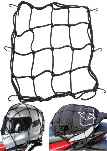 SIEŤ NA BATOŽINU MOTO PRILBA MOTORKA NA MOTOCYKLE PAVÚK