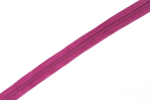 Vnútorný zips 55 cm, farba Amarant