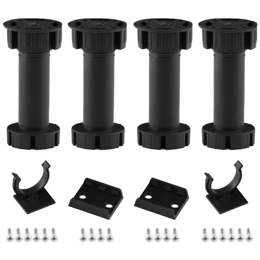Noha Noha kuchynského nábytku h150 SET 4 ks + 2 klipy
