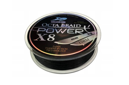 Octa Braid Power X8 Black 0,20mm 150m