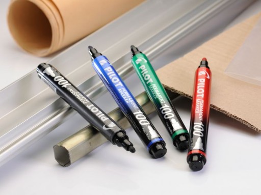 Permanentný popisovač PILOT SCA-100 BLACK guľatý