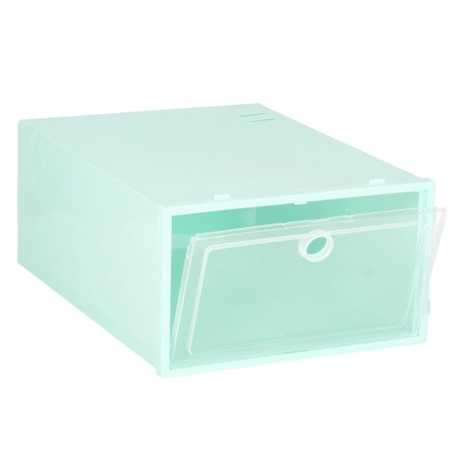 ORGANIZÁTOR NA OBUV KRABICA DO ŠATNÍKA S KLAPOU NÁDOBA NA OBUV 31x21,5x12,5cm