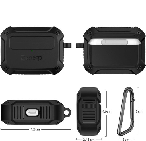 AIRPODS PRO 2019 ARMOR POUZDRO ZTOTOP BLACK