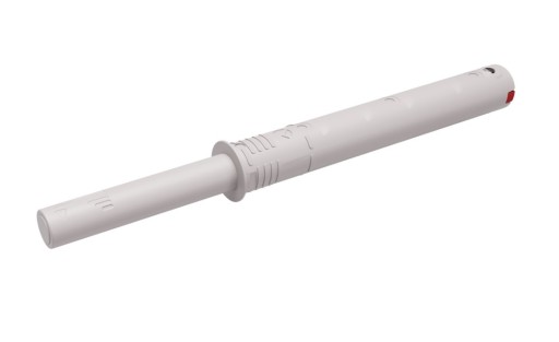 K-Push nárazník dlhý 37mm silný šedý s TIP-ON push open gumičkou