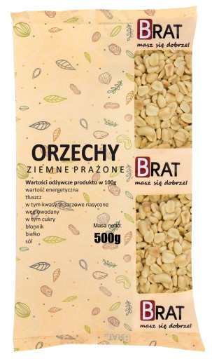ARAŠIDY ARAŠIDY pražené bez soli 500g