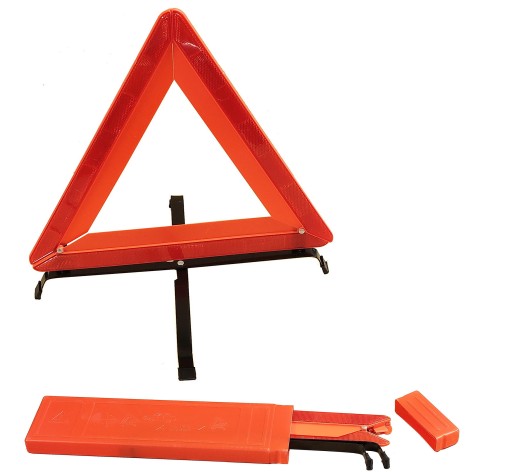 Auto výstražný trojuholník do auta Tira BOX CASE ANTI lístok