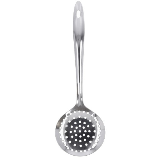 LŽIČKA NA SCHUDNUTIE, kuchynský skimmer, nerez, 32 cm, na cedenie