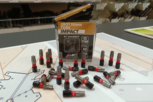 Nárazový hrot bitu pre skrutkovač K2 Impact TX30 TORX T-30 S2 25mm