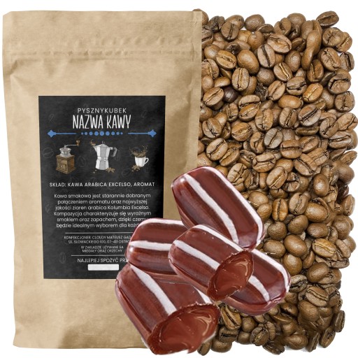 Ochutená káva CUCKOO CANDIES 100G Arabica mňam