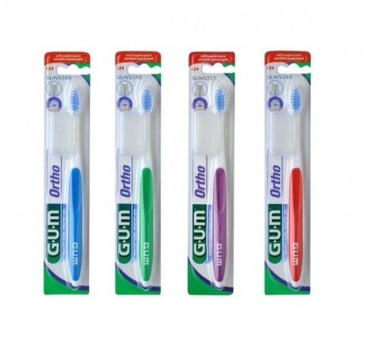 GUM BUTLER 124 Ortodontická zubná kefka