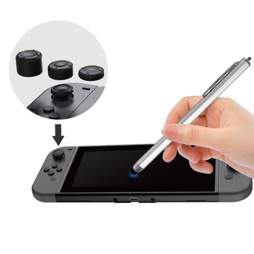 Sada 6 prekrytí Nintendo Switch + dotykové pero