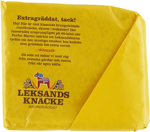 Zdravý tradičný švédsky celozrnný ražný chlieb knäckebrot