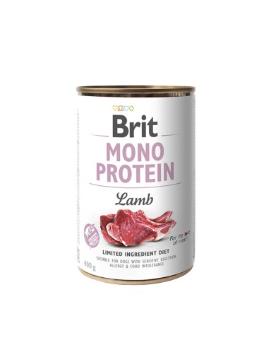 Brit Mono Protein mokré krmivo jahňacie 1 x 0,4 kg