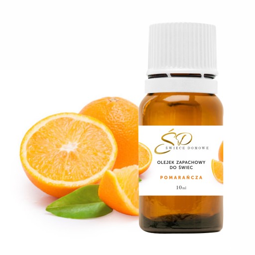 Parafínová sviečka s vôňou 10ML POMARANČ