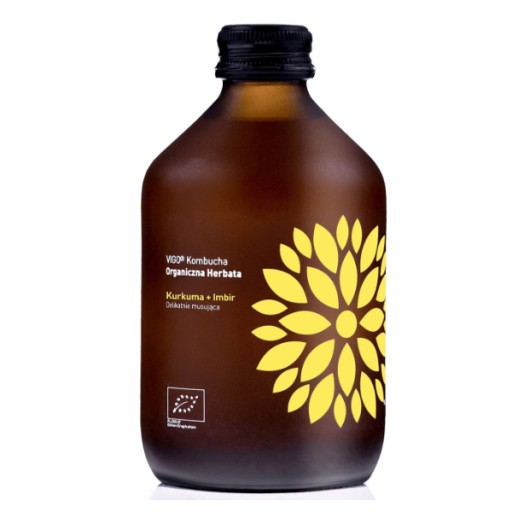 Kombucha s kurkumou a zázvorom bezlepková BIO 330m