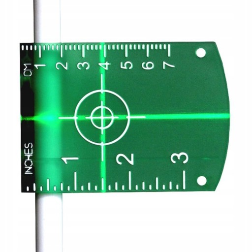 LASEROVÝ CIEĽOVÝ ŠTÍT PRE LASER, LASEROVÉ MERANIE, PRESNÉ