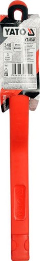 Drôtená kefa, mosadzný drôt, 3 rady, rukoväť