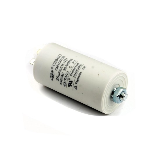 Štartovací kondenzátor motora CBB60 25uF 450V