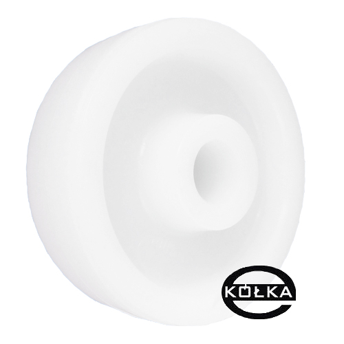 Polyamidové koleso fi. 125 mm, plast, náboj 25 mm, nosnosť 450 kg.