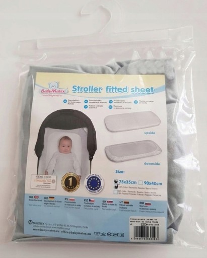 Prestieradlo Babymatex Jersey na matrac do kočíka