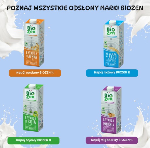 BIO sójový rastlinný nápoj BIO sójový nápoj taliansky 1L / BIOZEN