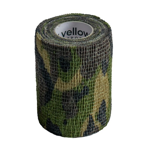 Súdržný obväz 7,5 cm x 4,5 m žltýBAND zelený kamufláž