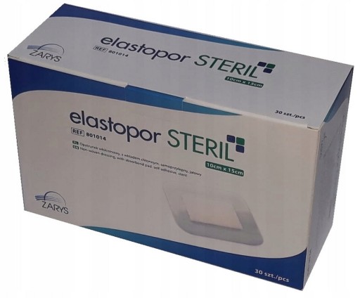 OMIETKA STERILNÁ OBLIEVKA ELASTOPOR STERIL 10x15cm 1ks