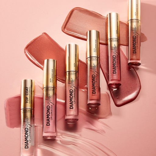 Lesk na pery Eveline Cosmetics Diamond Glow č.12