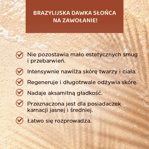 Brazílska telová hmla Eveline Cosmetics