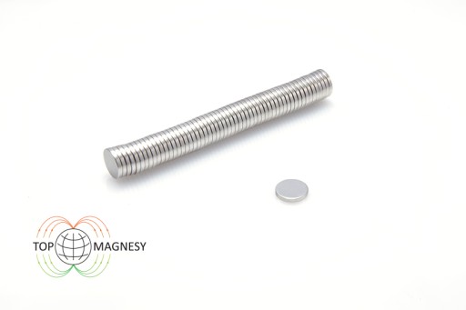 Neodymový magnet valcový MW 7x1 N38 10 ks.