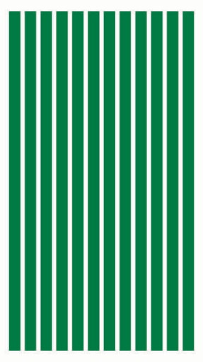Nálepky na motorku STRIPES 30cm Zelená