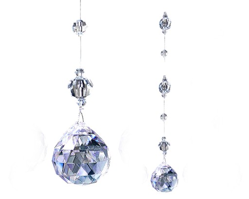BALL BEADS cestovinový záves kryštáliky 100cm KN