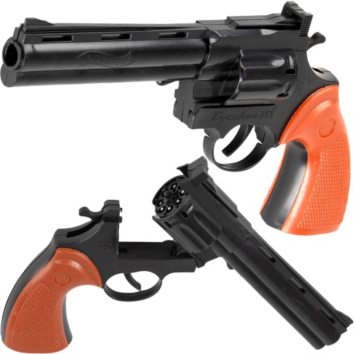 ČIAPKY PISTOLOVÝ REVOLVER PRE OBLEČENIE KOVBOYA ŠERIFA 1 kus