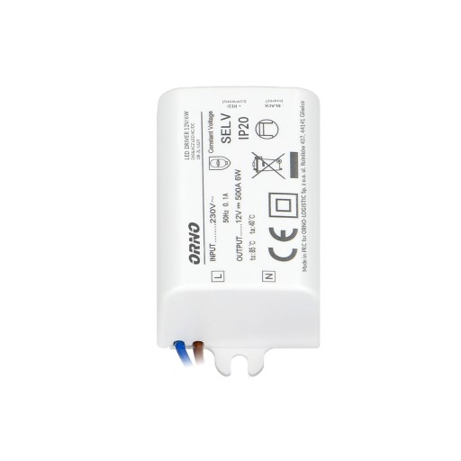 MINI LED ZDROJ 6W 12V IP20 OR-ZL-1629 ORNO