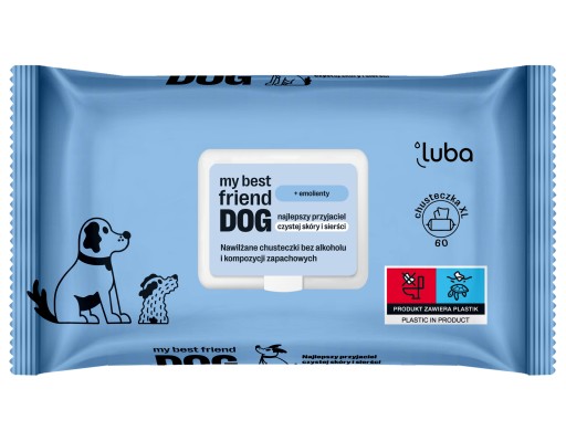 Môj najlepší kamarát Dog clean hair 60 ks obrúsky
