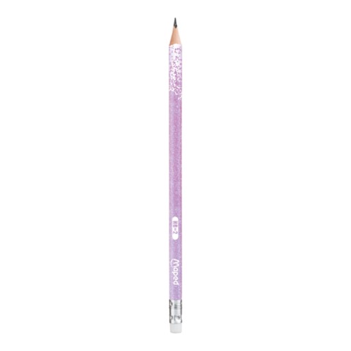 Školská ceruzka Maped Glitter HB s gumou
