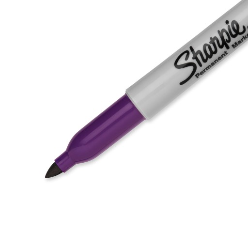 Sharpie permanentný ZNAČOVAČ, FIALOVÝ, jemne píšuci, FAREBNÝ FLEXIBILNÝ KMEŇ