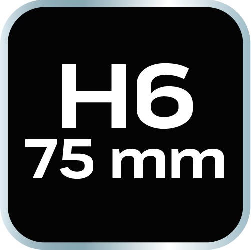 HEX hrot 6 x 75 mm, S2 x 2 ks.