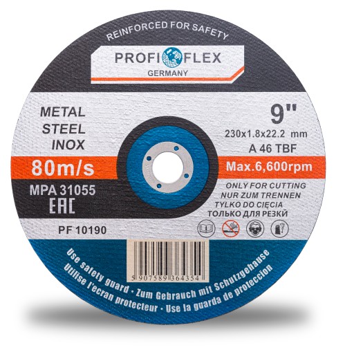 ŠTÍNOVÝ KOV REZNÉ KOTÚČE INOX 230X1,8mm PROFI PROFESIONAL